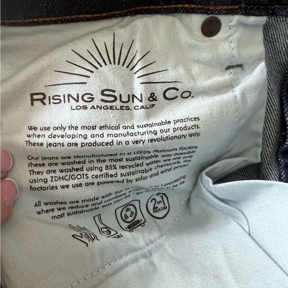 Rising Sun, Slim Repreve Jean, Ind Rns Wash, size 30x34, new with tags - Picture 5 of 10